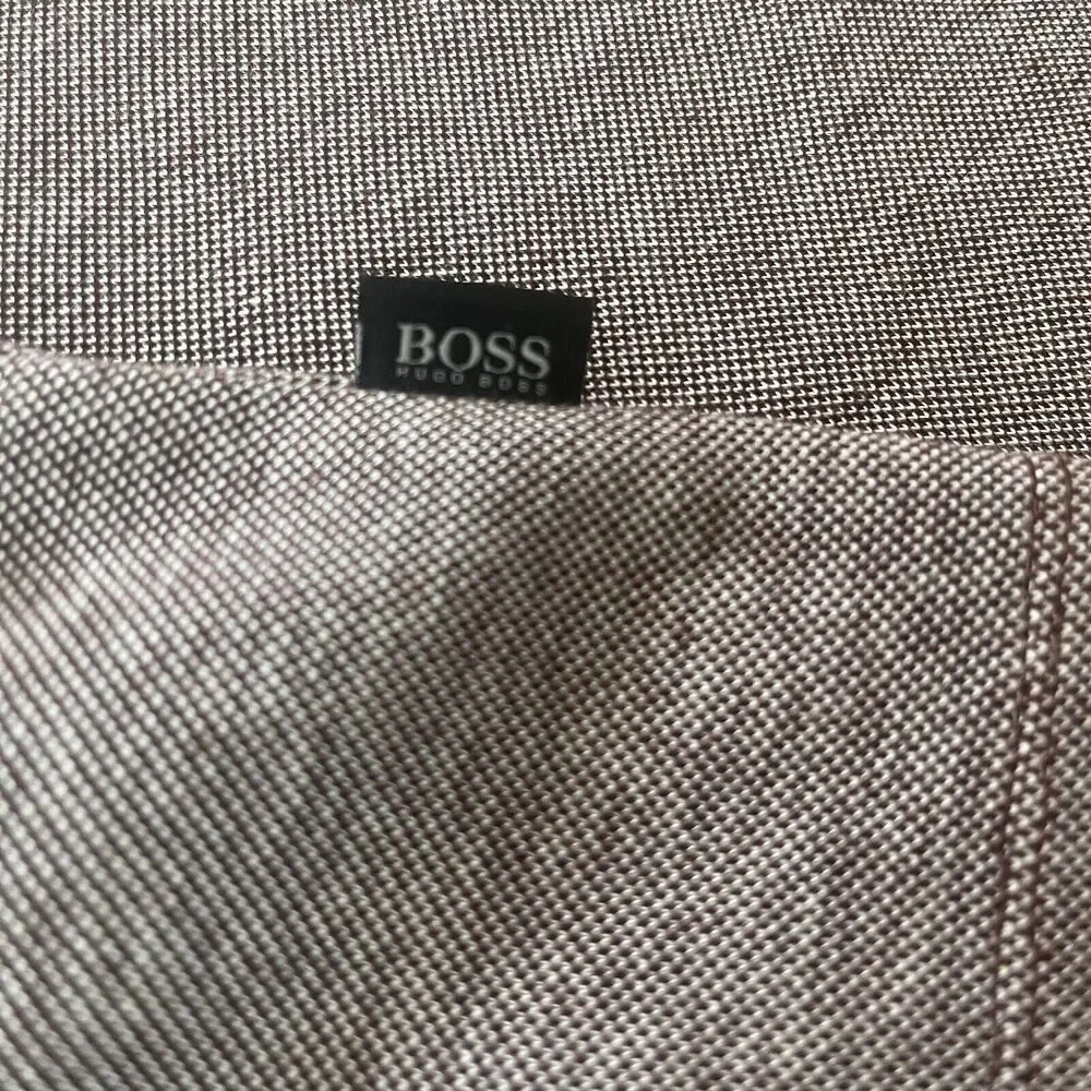Hugo Boss Piceno Mens XL Sweater Red‎ Maroon Button Pullover Cotton Blend
